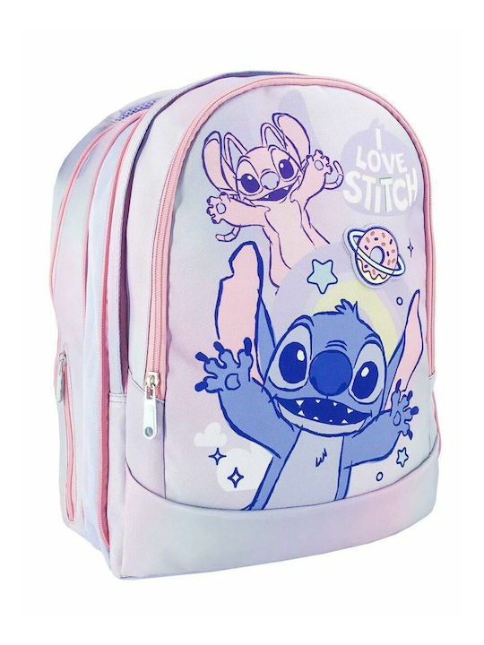Cerda Stitch School Backpack for Elementary Lilac 31 x 14 x 41cm