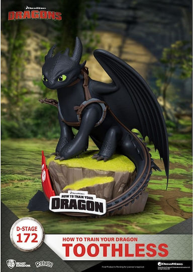 How To Train Your Dragon Toothless Diorama D-stage 15cm