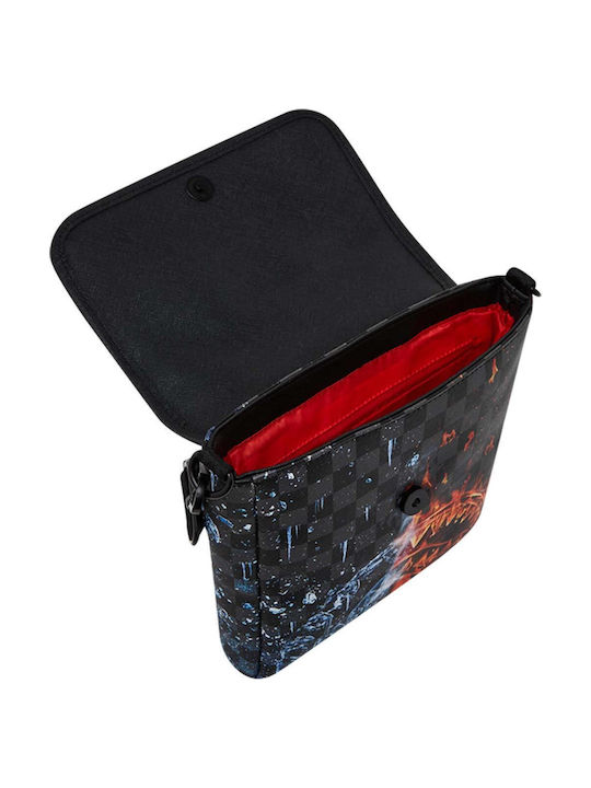 Fire & Ice Shark Damentasche Schultertasche Schwarz