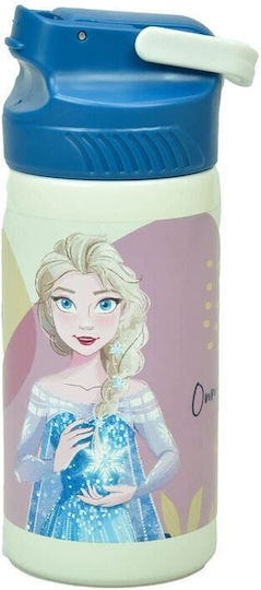 Gim Frozen Nature Kids Water Bottle Frozen Stainless Steel with Straw Frozen Nature 500ml