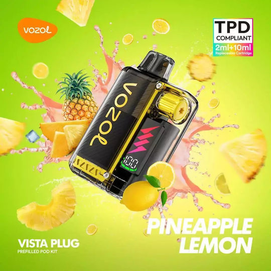 Vozol Vista Plug Pod Kit 2ml with Built-in Battery 650mAh Pineapple Lemon