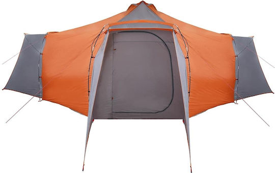 vidaXL Campingzelt Gray 4 Jahreszeiten 492x492x275cm