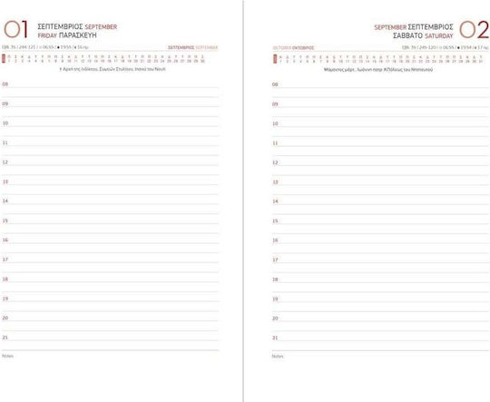 Matalon Dream City Daily Academic Agendas 2025/26 14x21cm D