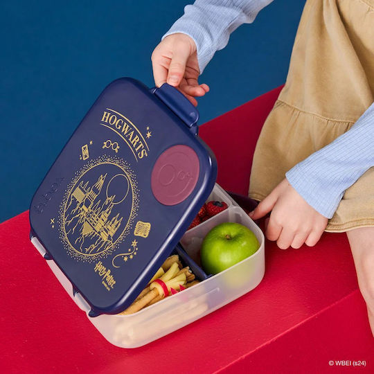 B.Box Lunchbox Πλαστικό Παιδικό Δοχείο Φαγητού Harry Potter 2lt Μπλε
