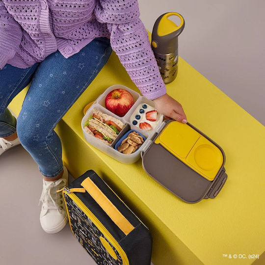 B.Box Lunchbox Mini Πλαστικό Παιδικό Δοχείο Φαγητού Batman Πολύχρωμο