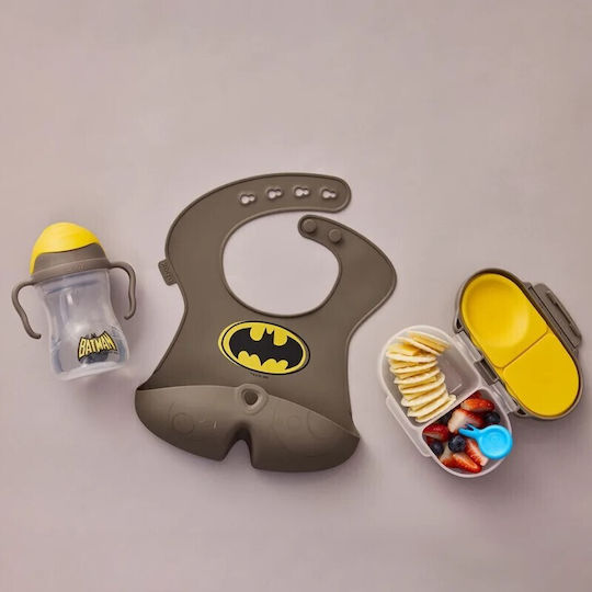 B.Box Plastic Kids' Food Container Batman Gray