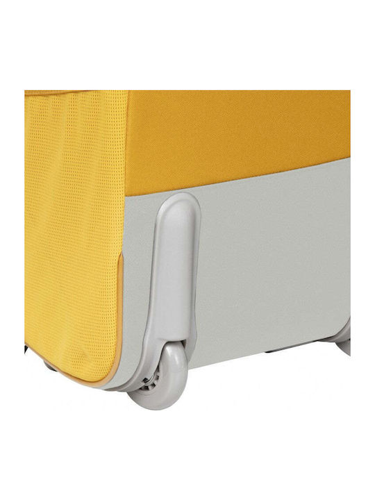 Affenzahn Timmy Tiger Children's Cabin Travel Suitcase Fabric Yellow with 2 Wheels Height 40cm AFZ-TRL001