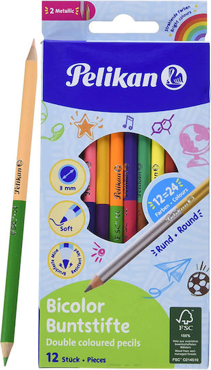 Pelikan Bicolor Colored Pencil Set Double Package of 1 packages