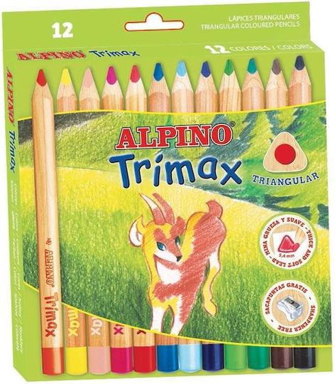 Alpino Ξυλομπογιές Σετ 12 χρώματα