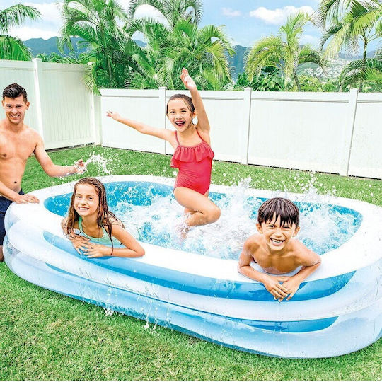 Intex Swim Center Children's Inflatable Swimming Pool 770lt 262x175x56cm Blue-White