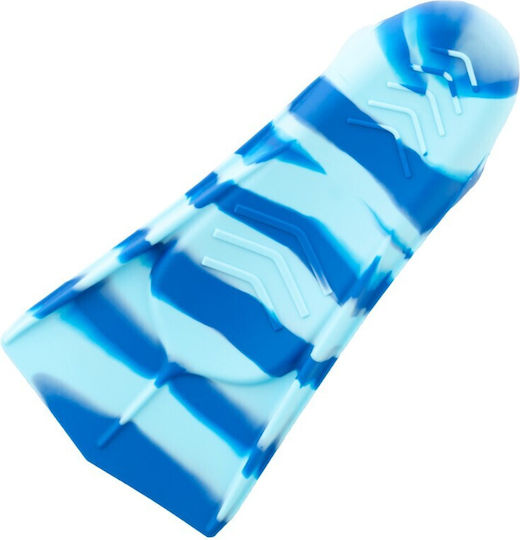 Zingies Βατραχοπέδιλα Πισίνας Splash Series Κοντά Blue Swirl