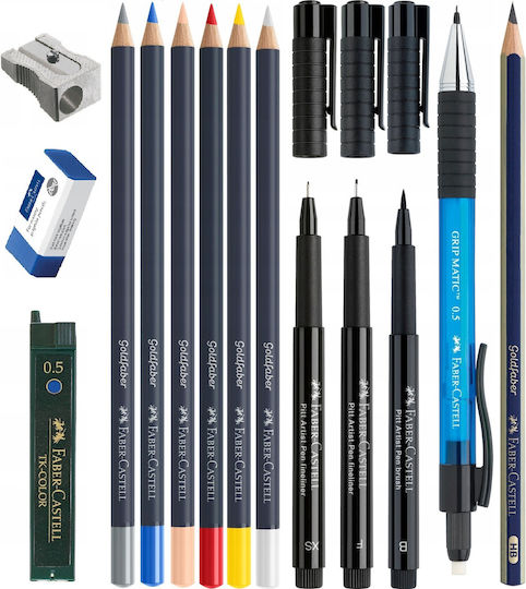 Faber-Castell Comic Illustration Σετ Ζωγραφικής 15τμχ