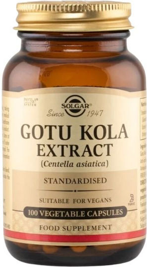 Solgar Standardized Gotu Kola Aerial Extract 100 veg. caps