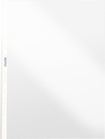 Bantex Plastic Binder Pockets for Documents 50pcs