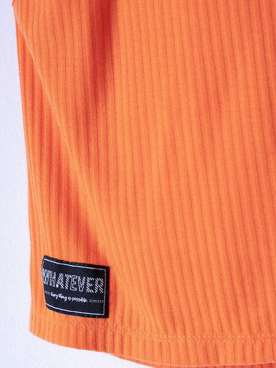 Kids' Set with Shorts Summer 2pcs Orange