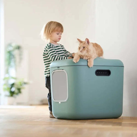 Rotho My Pet Biala Xl Katzentoilette Geschlossen Grün