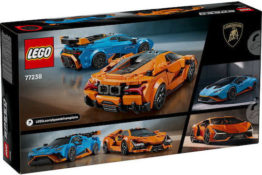 LEGO Speed Champions Lamborghini Revuelto & Huracán STO за 10+ Години 607 Бройки
