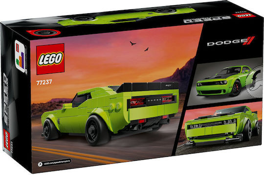 LEGO Speed Champions Dodge Challenger SRT για 9+ Ετών 390τμχ