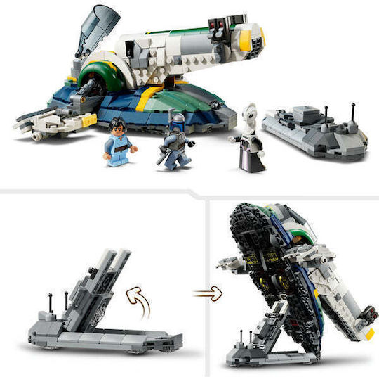 LEGO Star Wars Корабът На Джанго Фет За 9+ Години 707 Бройки