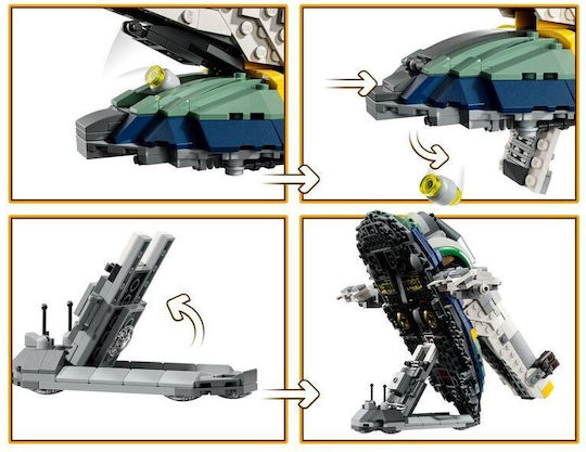 LEGO Star Wars Корабът На Джанго Фет За 9+ Години 707 Бройки