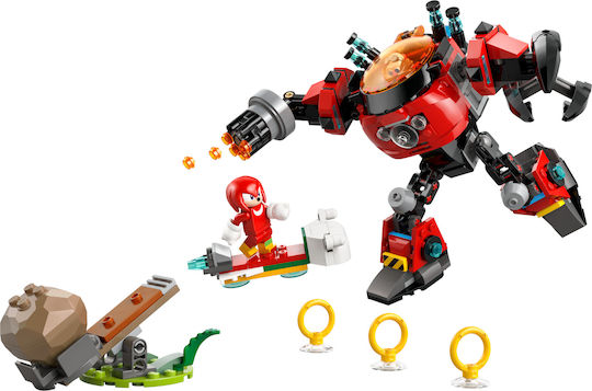 LEGO Конструктори Sonic Knuckles Vs Dr. Eggman Egg Crusher Mech За 8+ Години 350 Бройки