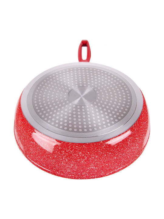 Voltz Starke Pro Aluminium Pfanne mit Deckel mit Antihaftbeschichtung 24cm