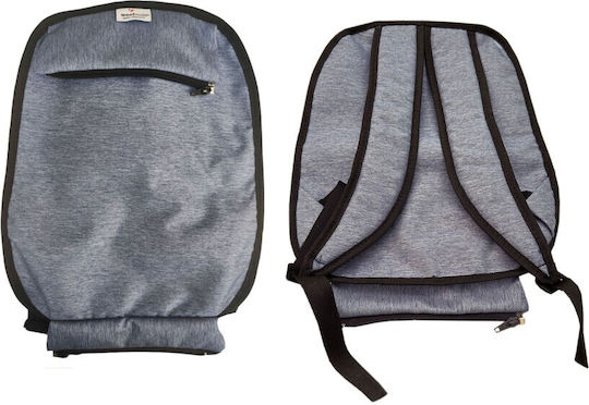 Woofmoda Waterproof Dog/Cat Carrying Gray Shoulder Bag for 8kg Pets L57xW34xH23cm