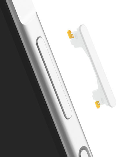 Buton Volum de Înlocuire Samsung Galaxy A26 5G Service Pack Alb
