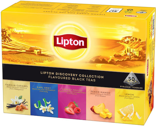 Lipton Чай Комплект Разнообразие 5x10 Пирамиди