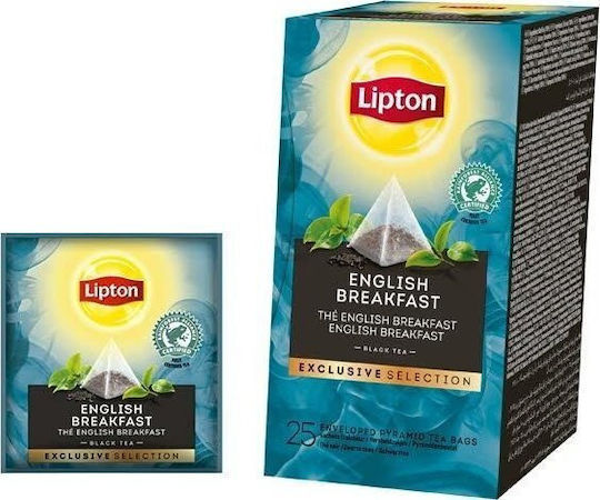 Lipton Τσάι Lipton Πυραμίδες Exclusive Selection English Breakfast 25 Φακελάκια