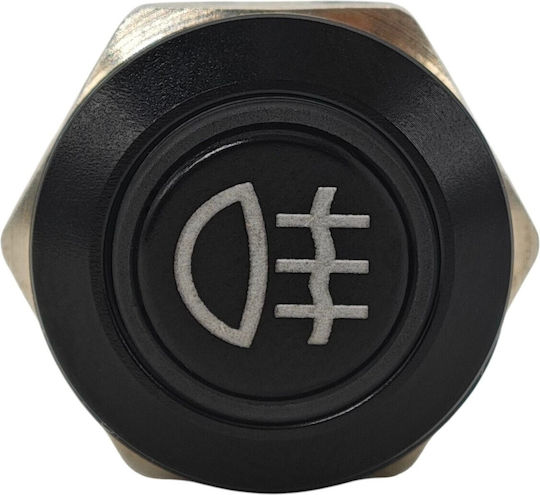 Led Fog Light Switch 12mm Momentary