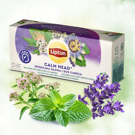 Lipton Билков Чай Calm Mind 20 Чайни Пакетчета