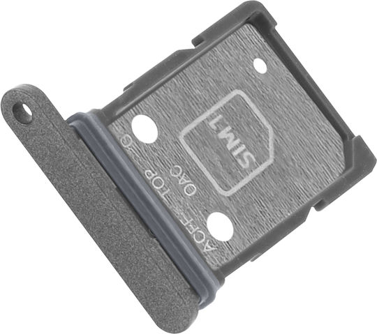 Clappio Ersatz Doppel Nano SIM-Kartenhalter Samsung Galaxy A36 Schwarz
