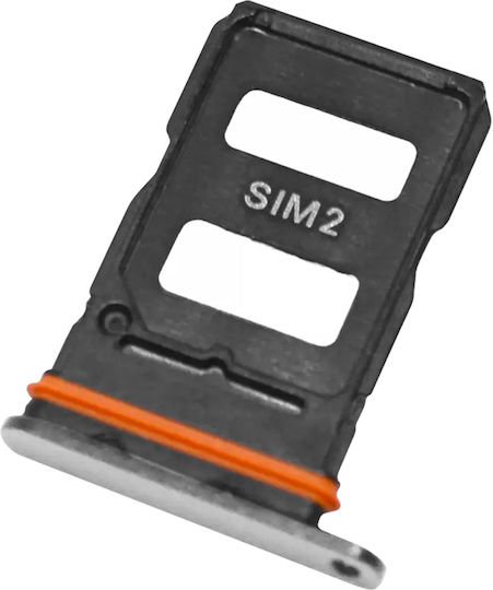 Clappio Tavă De Înlocuire Dual Nano Sim Xiaomi 14 Ultra Albă
