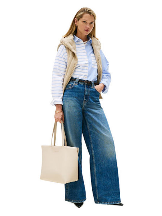 Classic Women's Tote Bag Beige