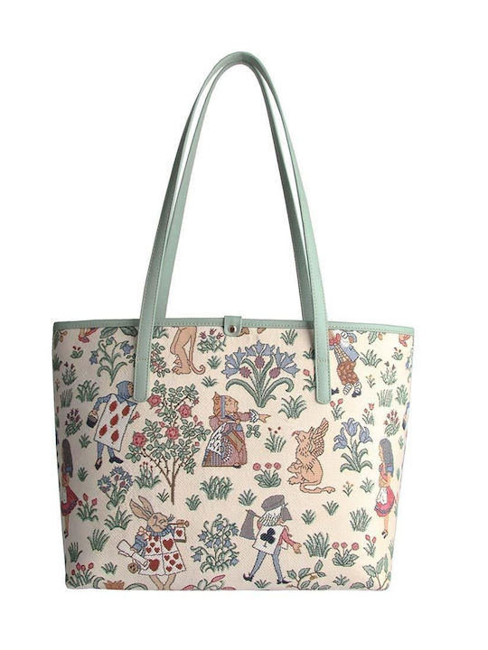 Alice In Wonderland Women's Bag Tote Handbag Multicolour