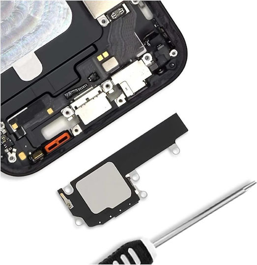 Clappio Difuzor Extern iPhone 16e Cablu Flex Conexiune Integrată Negru