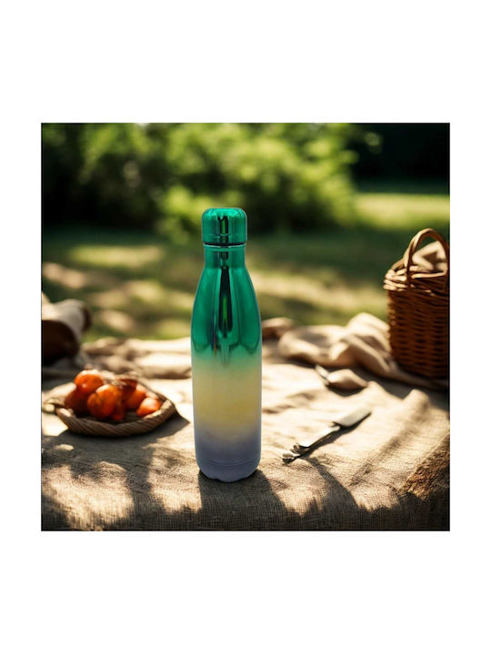 Uncle George Bottle Water Metallic with Screw Cap Green 750ml Uncle George Bottle Water Metallic with Screw Cap Green 750ml