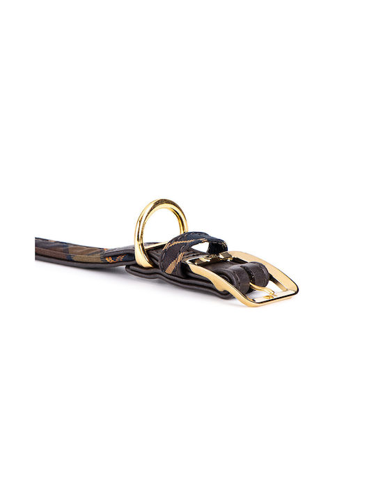 Leder Hundehalsband My Family Hermitage Tartan Braune Großes Myfamily Leder Hundehalsband My Family Hermitage Tartan Braune Großes Myfamily