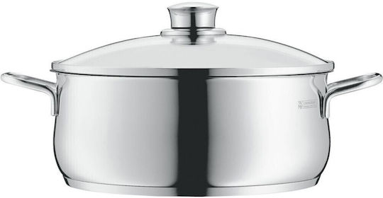 WMF Diadem Plus Pots Set from Stainless Steel Silver 4 Pieces