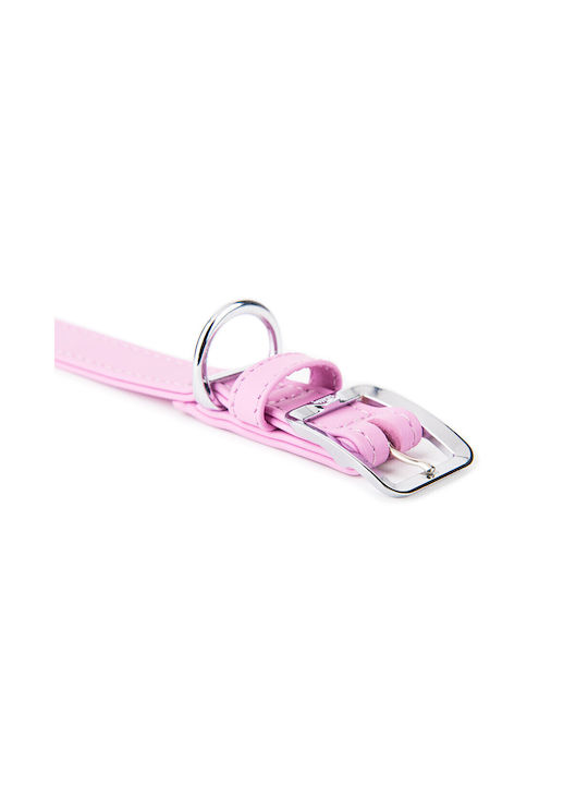 Leder Hundehalsband My Family Wisteria Hermitage Rosa Mittel