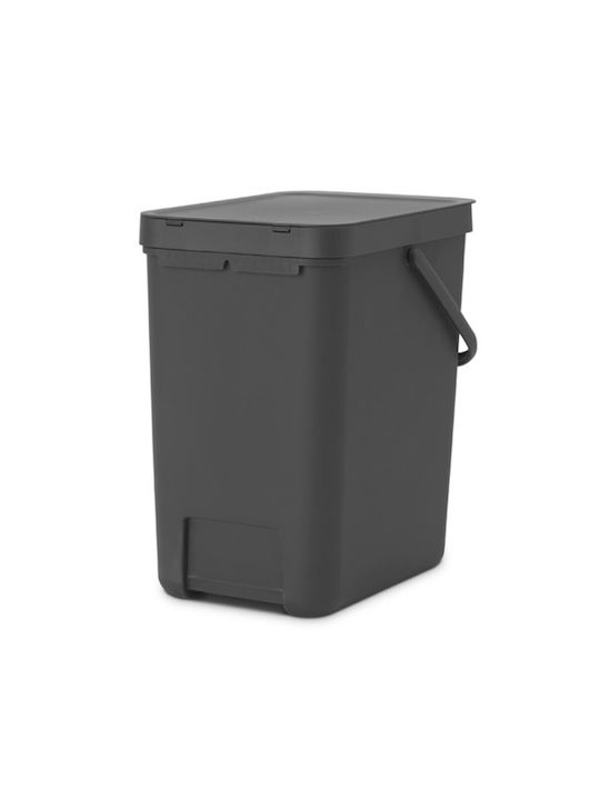 Brabantia Sort Waste Bin 25lt Gray
