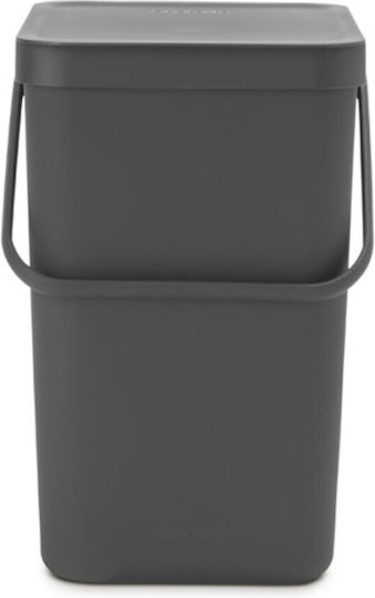 Brabantia Coș Sort & Go De Gunoi Din Plastic Gri 25lt