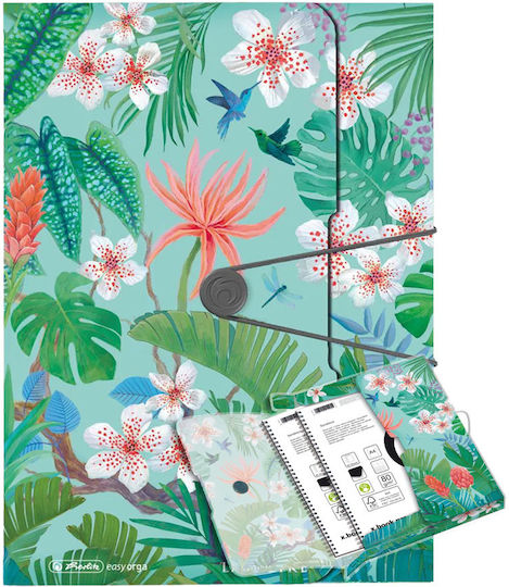 Herlitz Пластмаса Кутия за файлове с ластик 1бр