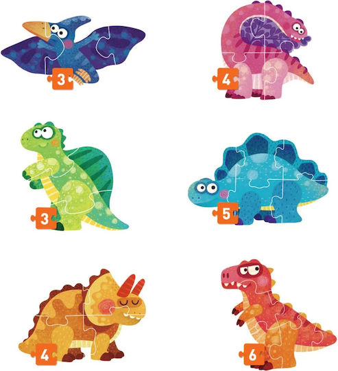 Παιδικό Puzzle Δεινόσαυρος για 2+ Ετών 25pcs MiDeer
