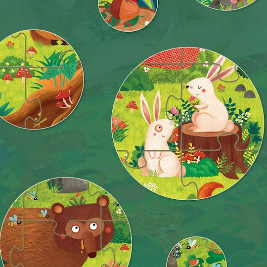 Kinderpuzzle Secret Forest für 3+ Jahre alt+ Jahre 35pcs MiDeer