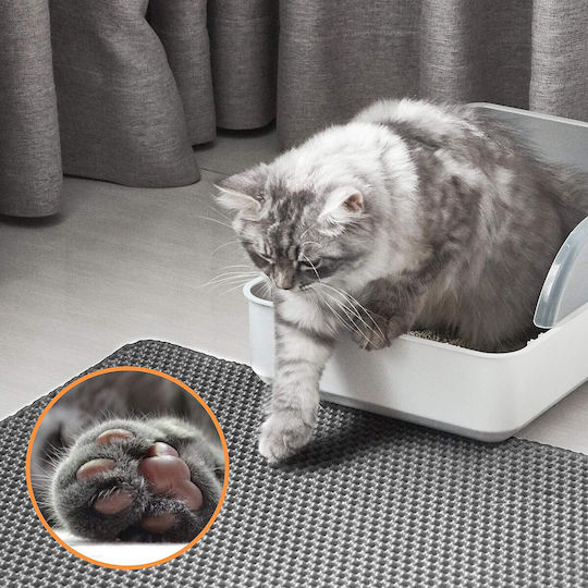 PetWant Gray Matte Katzenklo 37x37cm 1Stück