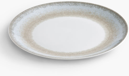 Ionia Apeiron Plate Shallow made of Porcelain Beige with Diameter 27cm