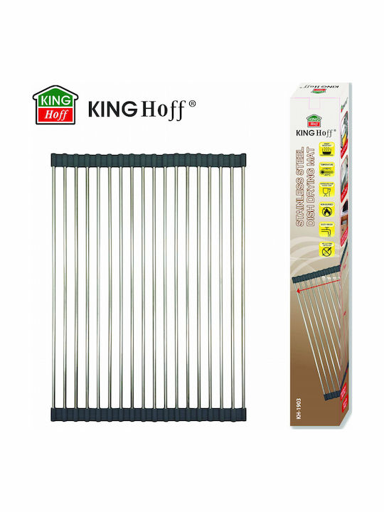 KING Hoff Sink Rack Inox Grey 45x32cm