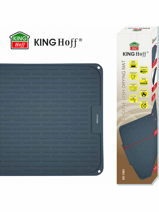 KING Hoff Geschirrabtropfer & Abtropfgitter Grau 46x40cm